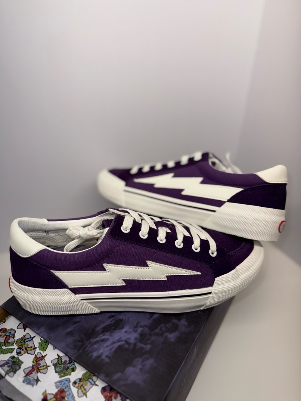 11M Revenge X Storm Lows Dark Violet Purple Classic Sneakers
